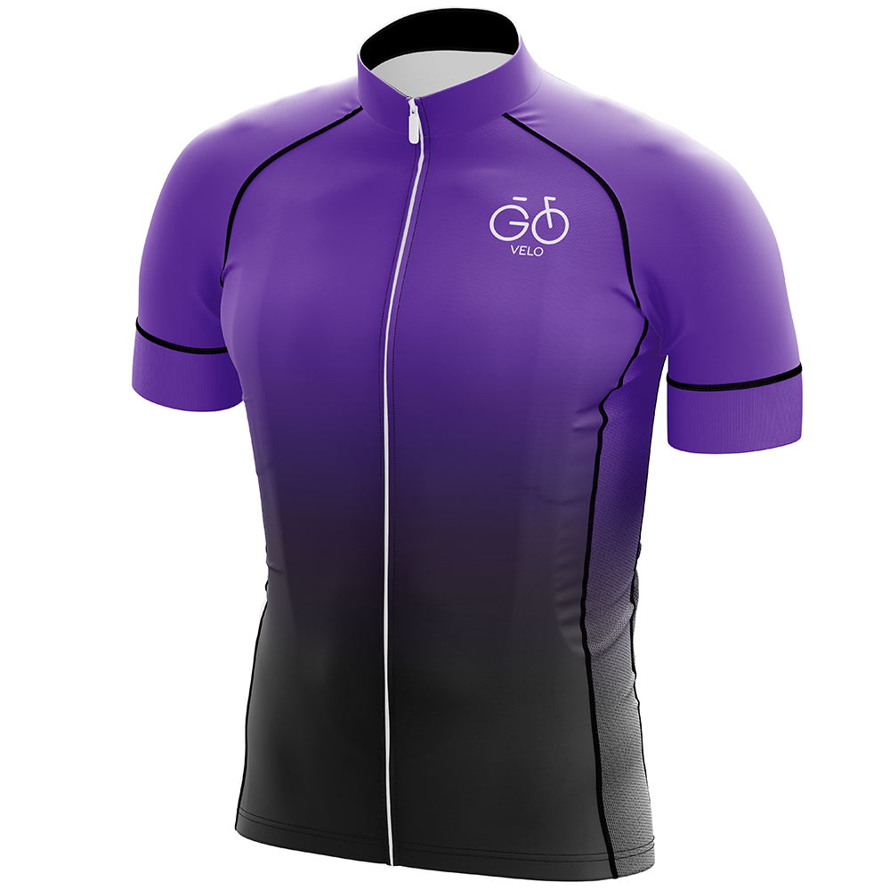 Maglia ciclismo manica corta viola