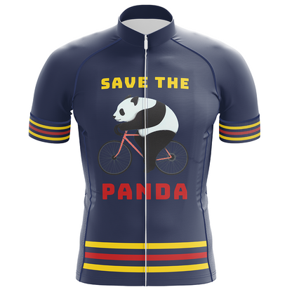 Save the Panda Short Sleeve Cycling Jersey