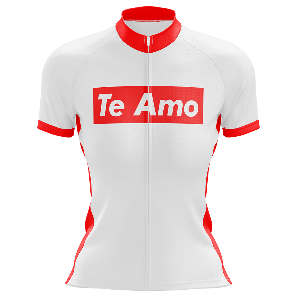 Te Amo Valentine Cycling Jersey Short Sleeve