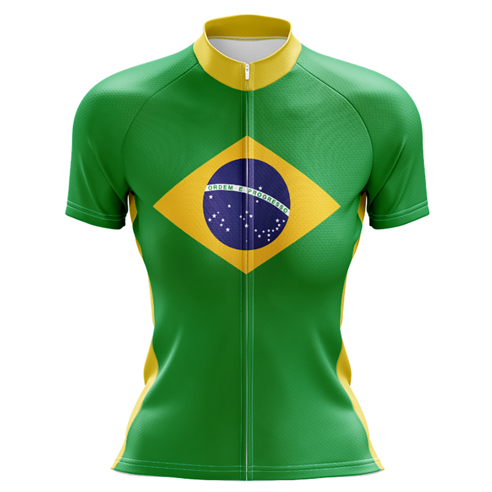 Maglia da ciclismo manica corta Brasile