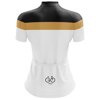 Maglia da ciclismo manica corta arancione nera