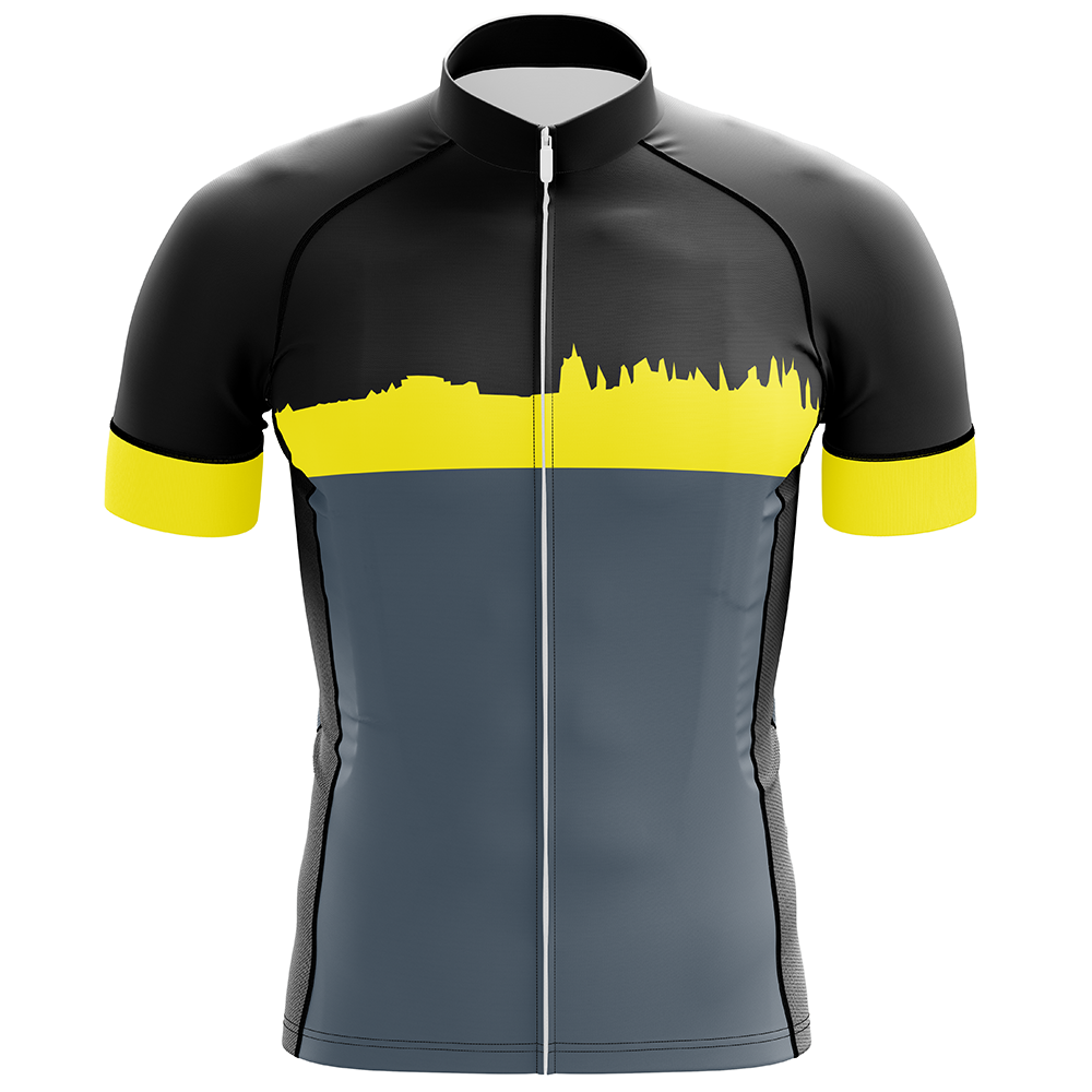 Buildings Cycling Jersey Short Sleeve