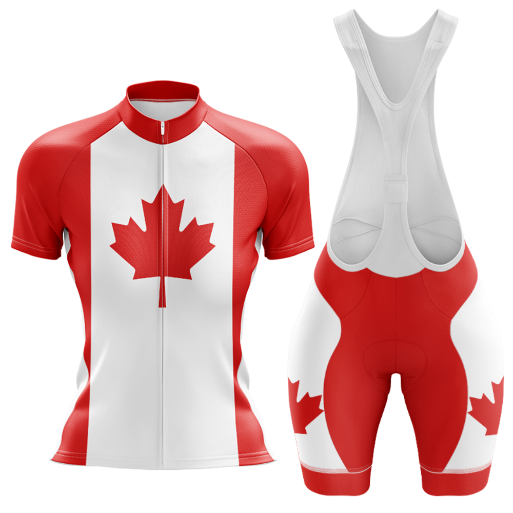 Canada Flag Cycling Kit with Free Cap