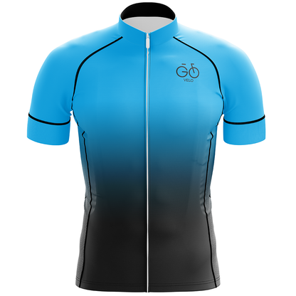 Maglia ciclismo manica corta ciano