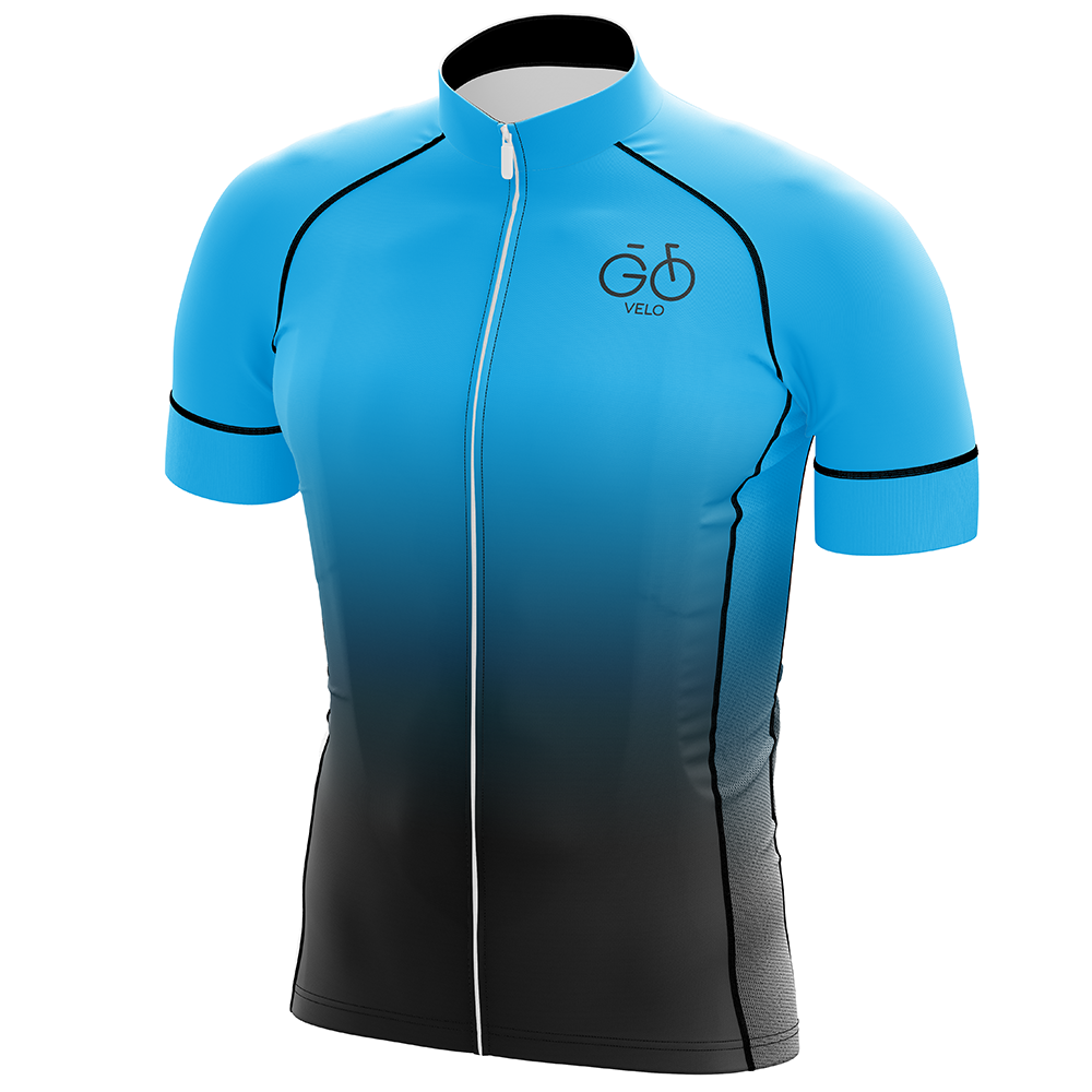 Maglia ciclismo manica corta ciano