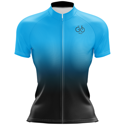 Maglia ciclismo manica corta ciano