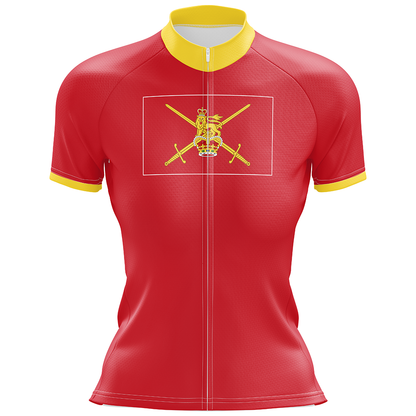 Flag of British Army Short Sleeve Cycling Jersey