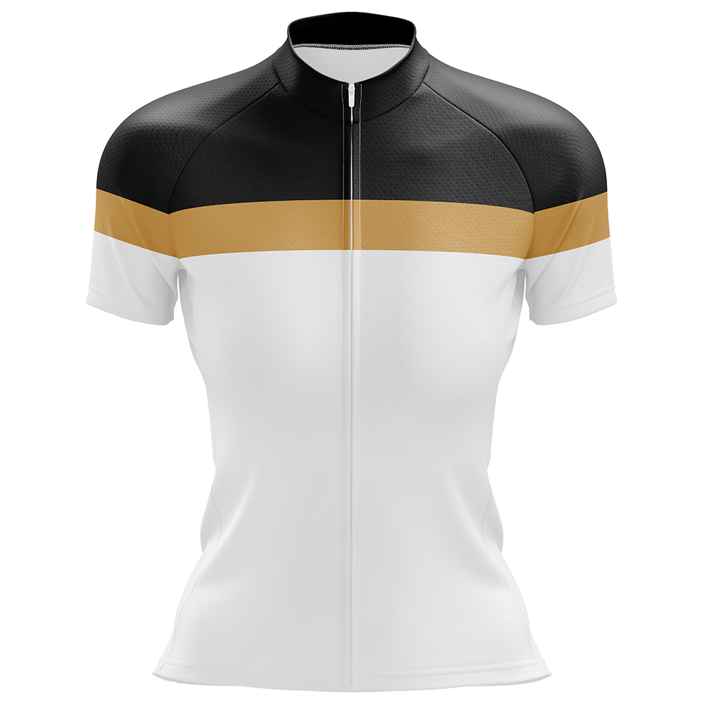 Maglia da ciclismo manica corta arancione nera