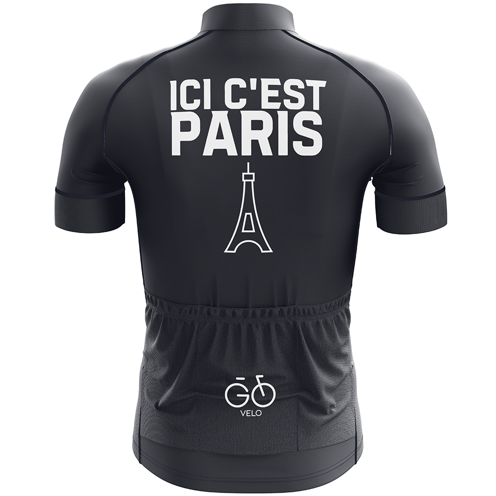 ICI C'est Paris  Short Sleeve Cycling Jersey