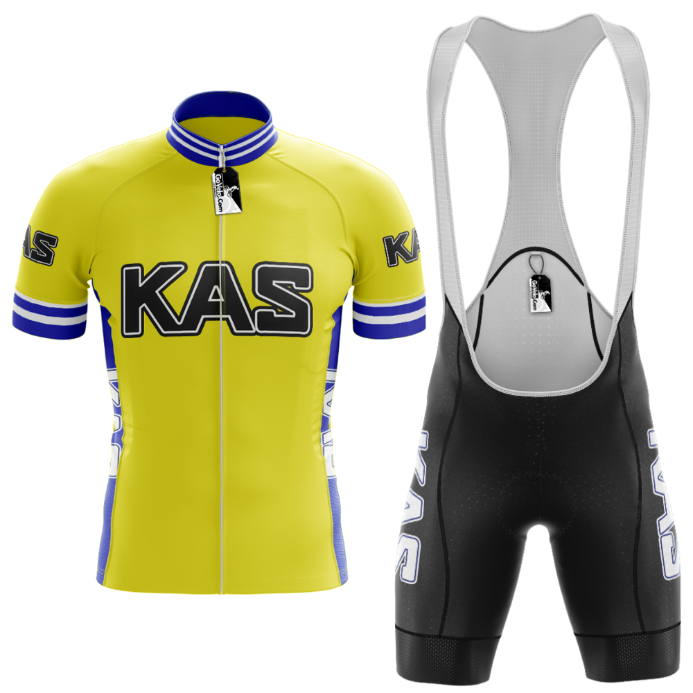 Retro KAS Vintage Cycling Kit with Free Cap