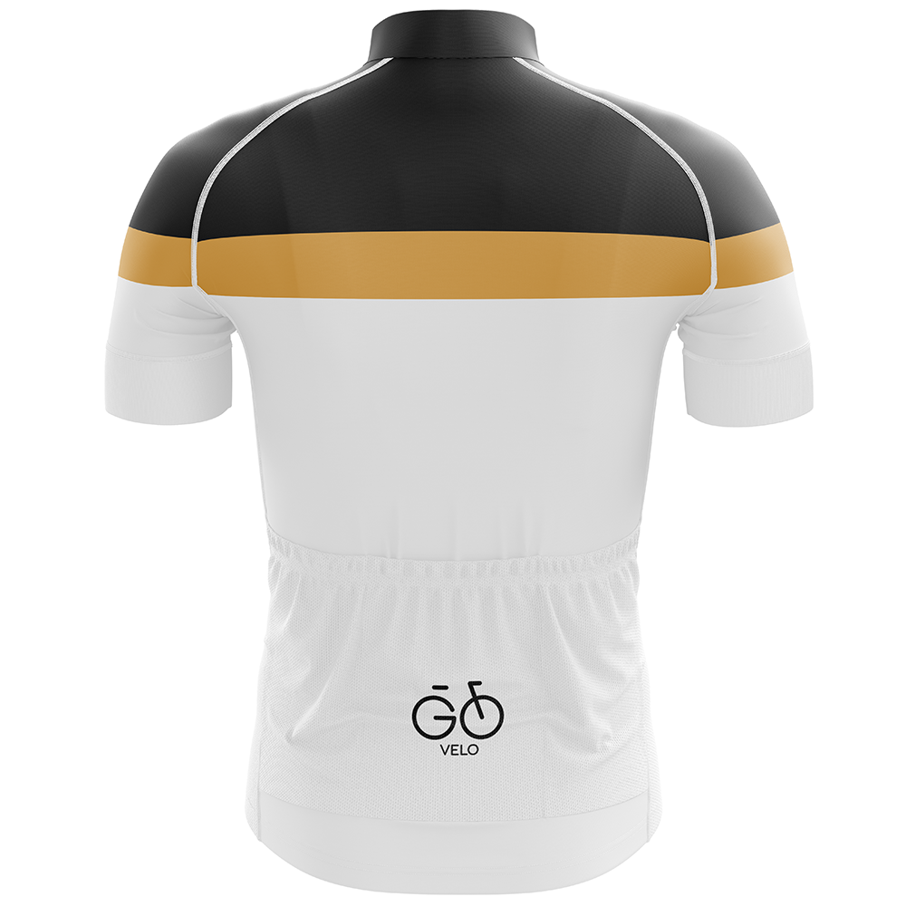 Maglia da ciclismo manica corta arancione nera