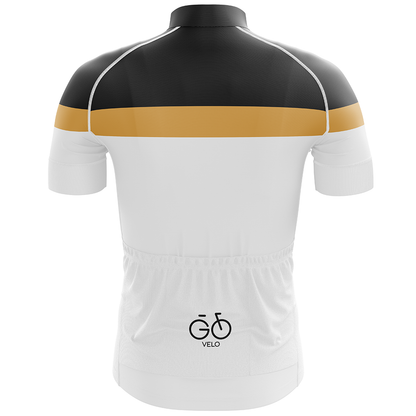 Maglia da ciclismo manica corta arancione nera