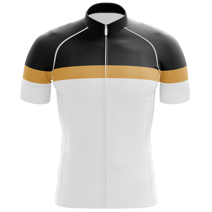 Maglia da ciclismo manica corta arancione nera