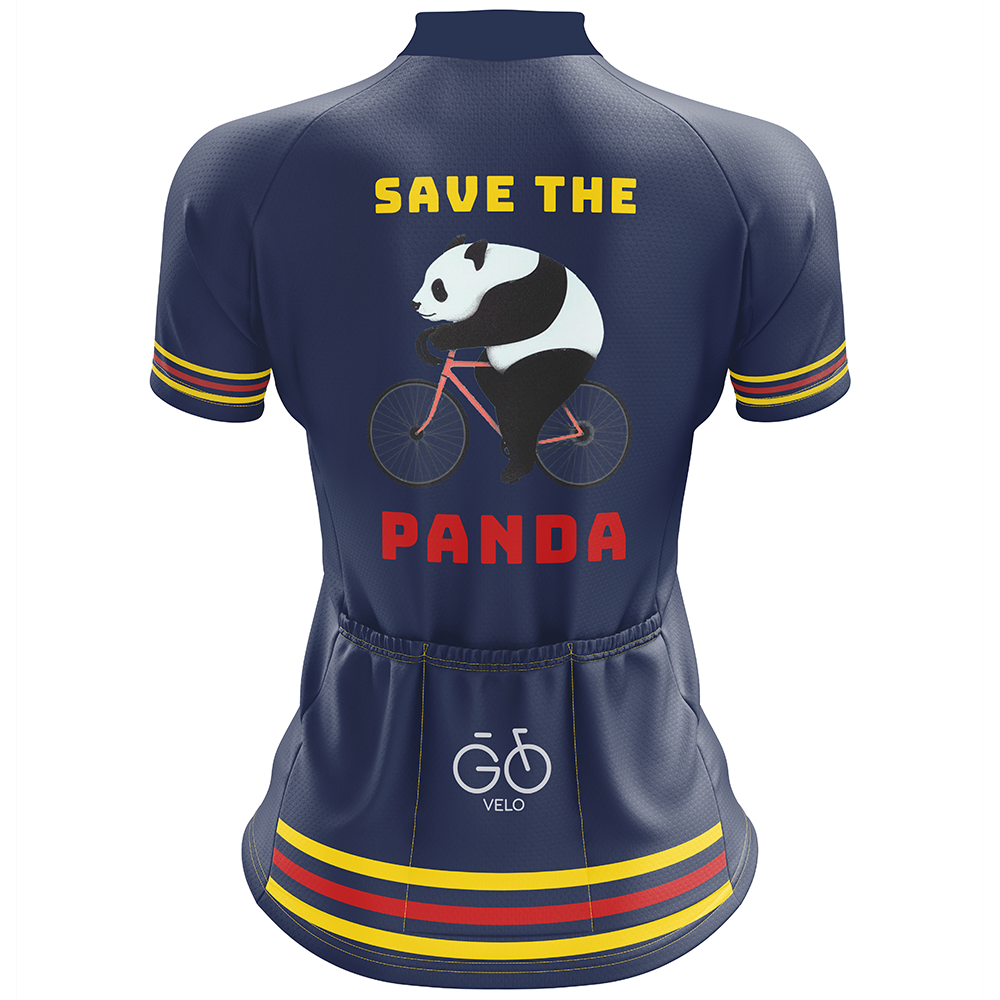 Save the Panda Short Sleeve Cycling Jersey