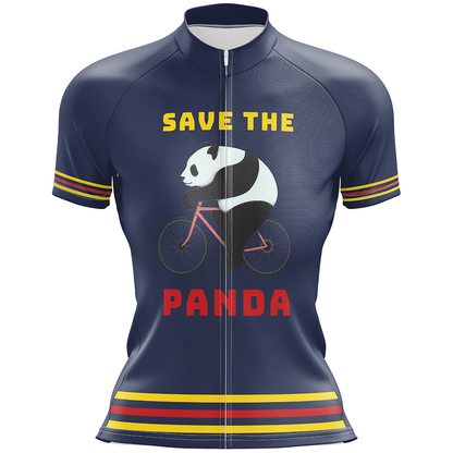 Save the Panda Short Sleeve Cycling Jersey