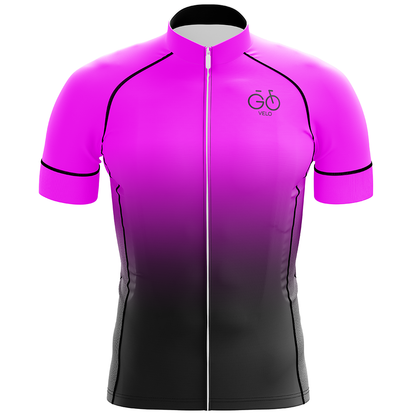 Maglia ciclismo manica corta rosa