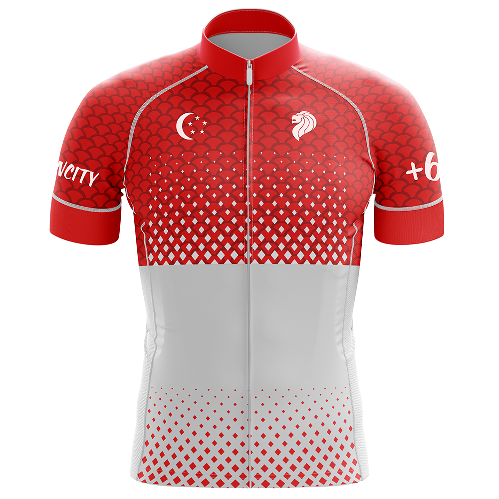 Maglia da ciclismo Singapore manica corta