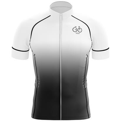 Maglia ciclismo manica corta bianca