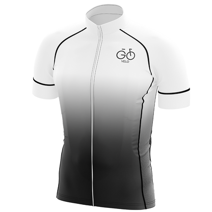 Maglia ciclismo manica corta bianca