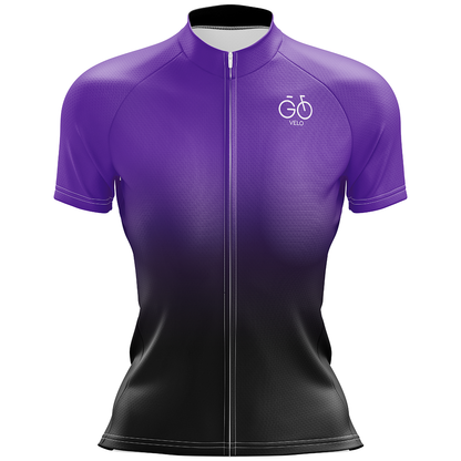 Maglia ciclismo manica corta viola